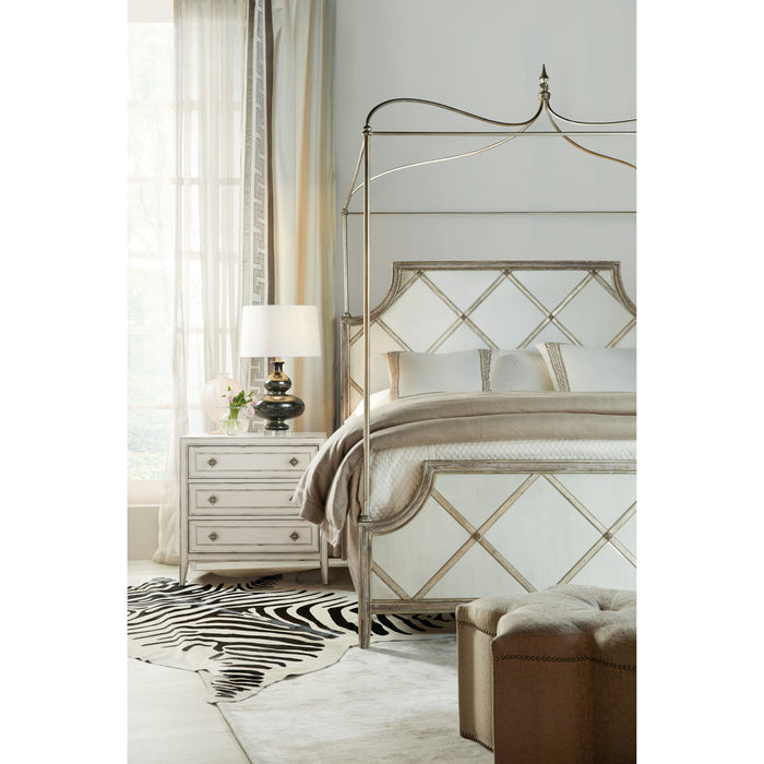 Hooker Furniture Sanctuary Diamont Canopy King Panel Bed 