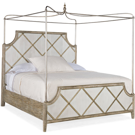 Hooker Furniture Sanctuary Diamont Canopy King Panel Bed 