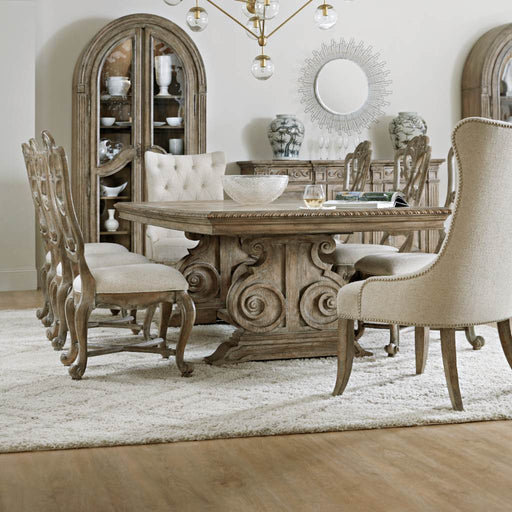 Castella Rectangle Dining Table with Two 20-Inch Leaves by Hooker Furniture