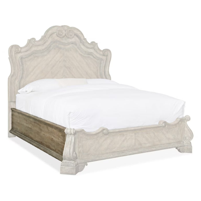 Hooker Furniture Rustic Wood Castella California King Panel Bed 