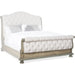 Hooker Furniture Rustic Wood Castella King Tufted Bed