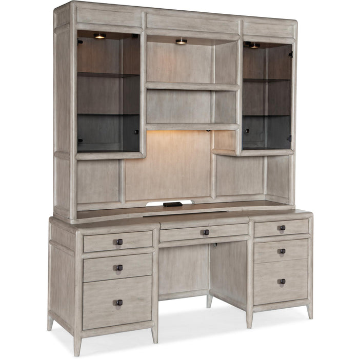 Hooker Furniture Home Office Burnham Credenza Hutch