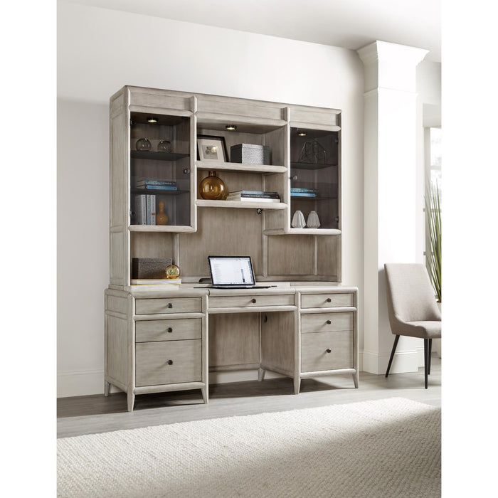 Hooker Furniture Home Office Burnham Credenza Hutch