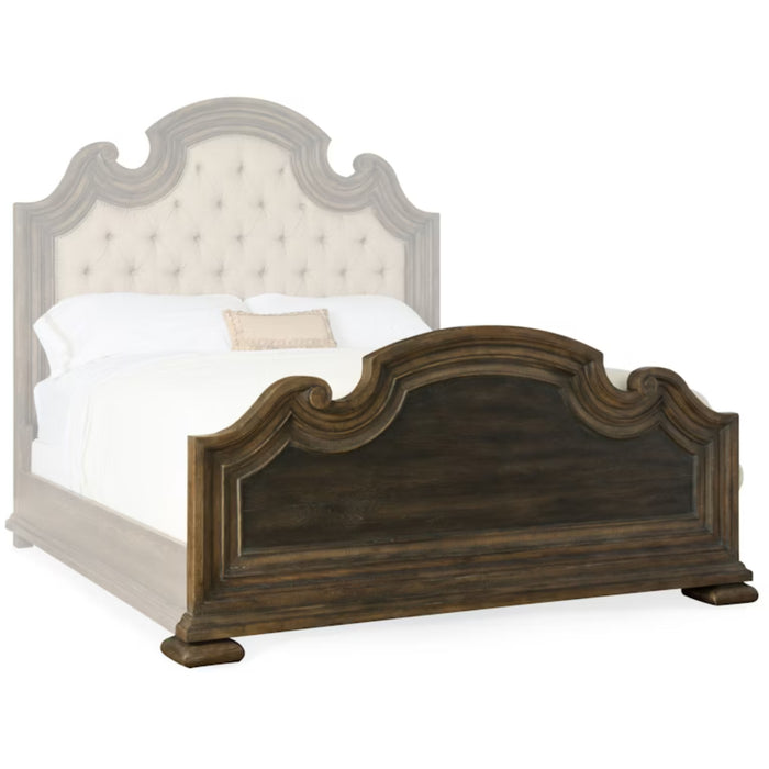 Hooker Furniture Rustic Wood Fair Oaks King Upholstered Bed 