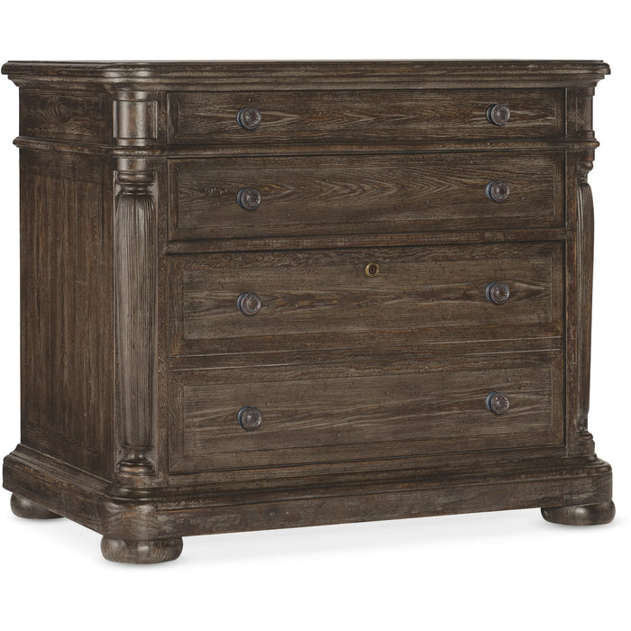 Hooker Furniture Home Office Traditions Dark Wood Lateral File