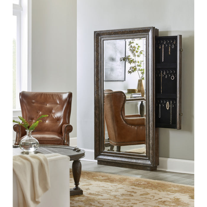 Hooker Furniture Accessories Traditions Floor Mirror w/hidden Jewelry Storage