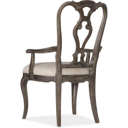Hooker Furniture Traditions Wood Back Arm Chair