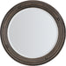 Hooker Furniture Traditions Dark Wood Round Mirror 