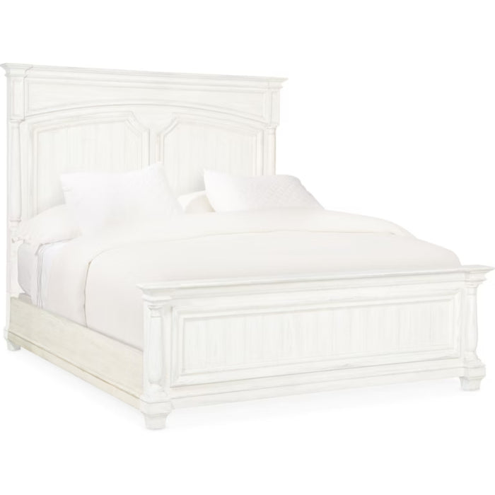 Hooker Furniture Rustic White Wood Traditions King Panel Bed 