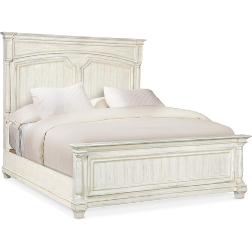 Hooker Furniture Rustic White Wood Traditions King Panel Bed 