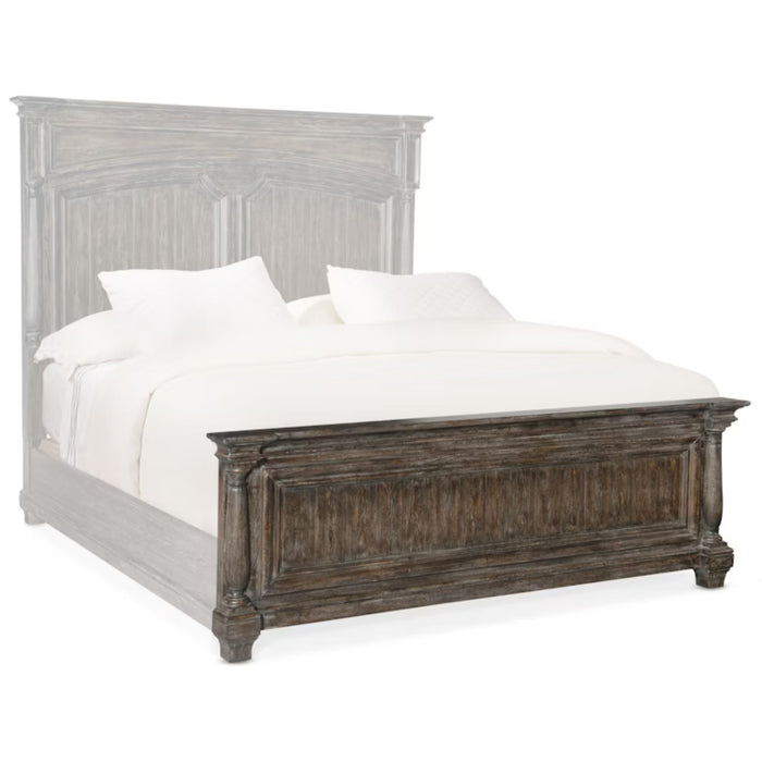 Hooker Furniture Rustic Wood Traditions Cal King Panel Bed 