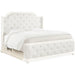 Hooker Furniture White Wood Traditions King Upholstered Panel Bed 