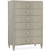 Hooker Furniture Modern Light Wood Tall Elixir Six-Drawer Drawer Chest 