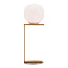 Zuo Belair Modern Geometric Frosted Glass Table Lamp Brass