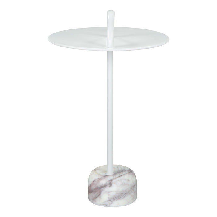 Zuo Will White Side Table