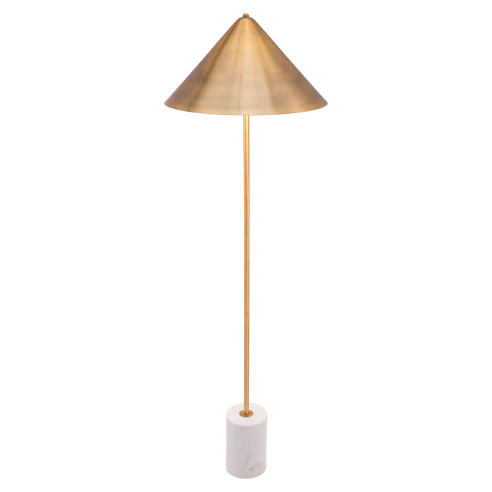 Zuo Bianca Elegant Modern Design with Marble Base Floor Lamp 