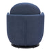 Zuo Modern Bant Blue Swivel Chair