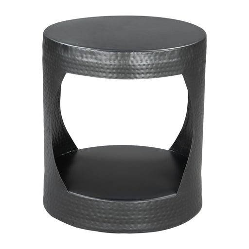 Zuo Nuuk Round Black Side Table