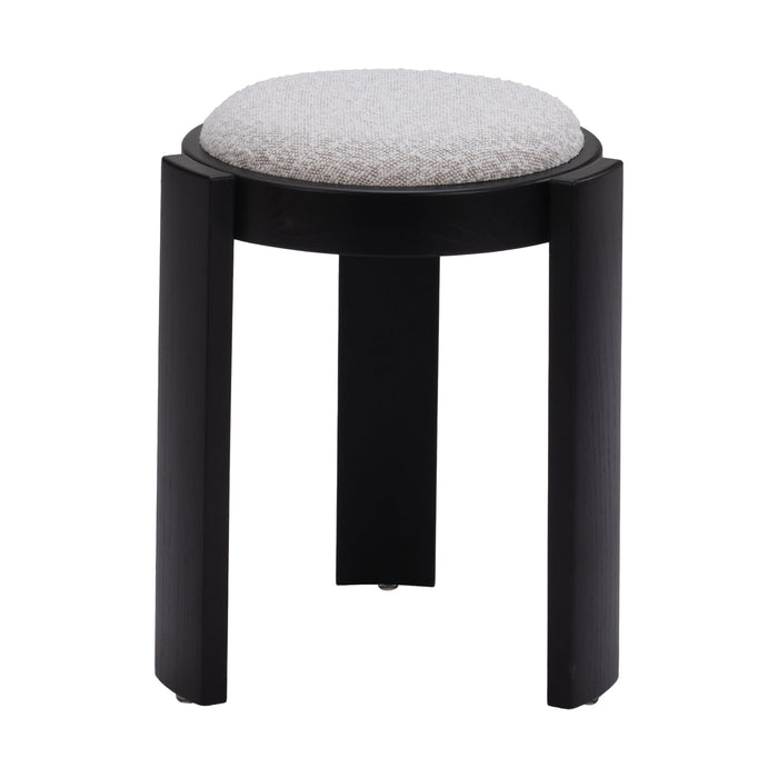 Zuo Modern Banjul Black Ottoman