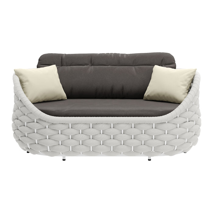 Zuo Coral Reef Outdoor Loveseat