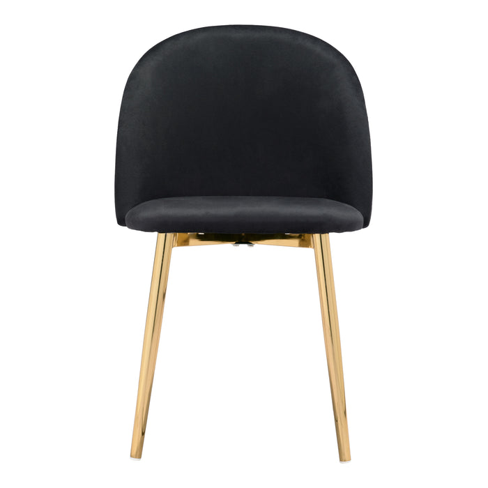 Zuo Cozy Dining Chair Black & Gold