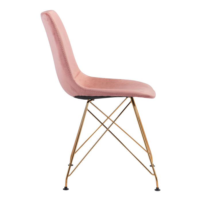 Zuo Parker Dining Chair Pink