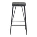 Zuo Samuel Black Barstool