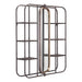 Zuo Alice Modern Industrial Steel Frame Mirror Shelf Antique Gray