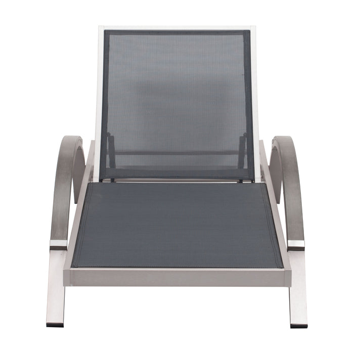 Zuo Outdoor Furniture Metropolitan Chaise Lounge Patio Chair