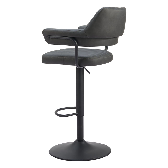 Zuo Erret Adjustable Barstool Gray