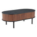 Zuo Koriana Oval Wood Coffee Table