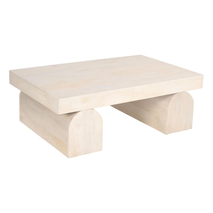 Zuo Kiel Rectangular Wood Coffee Table