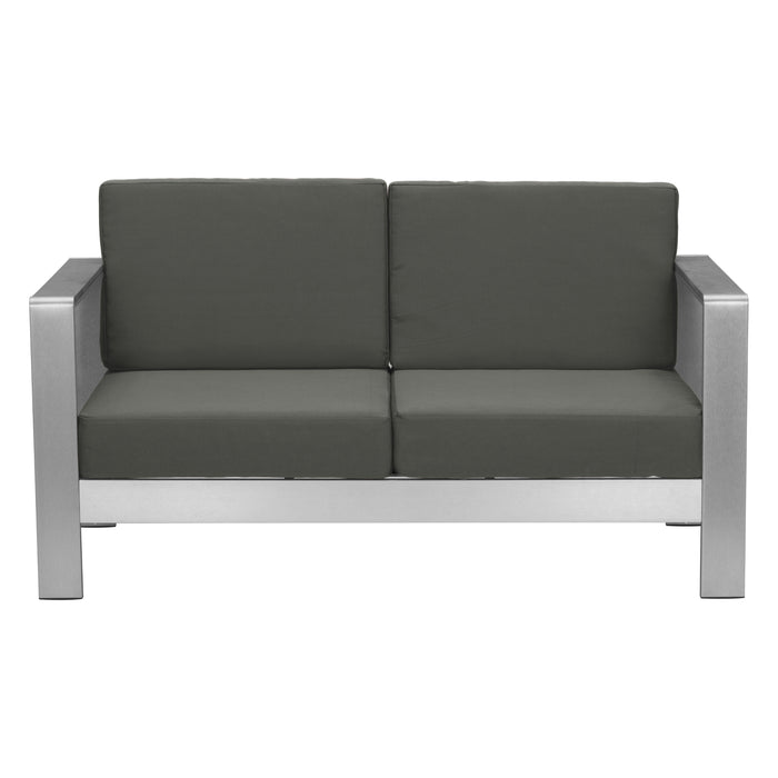 Outdoor Cosmopolitan Sofa by Zuo, Dark Gray