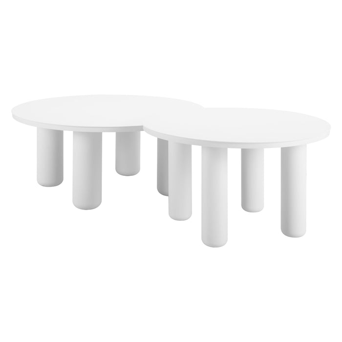 Zuo Ola Modern Elegance for Any Space Coffee Table Set White