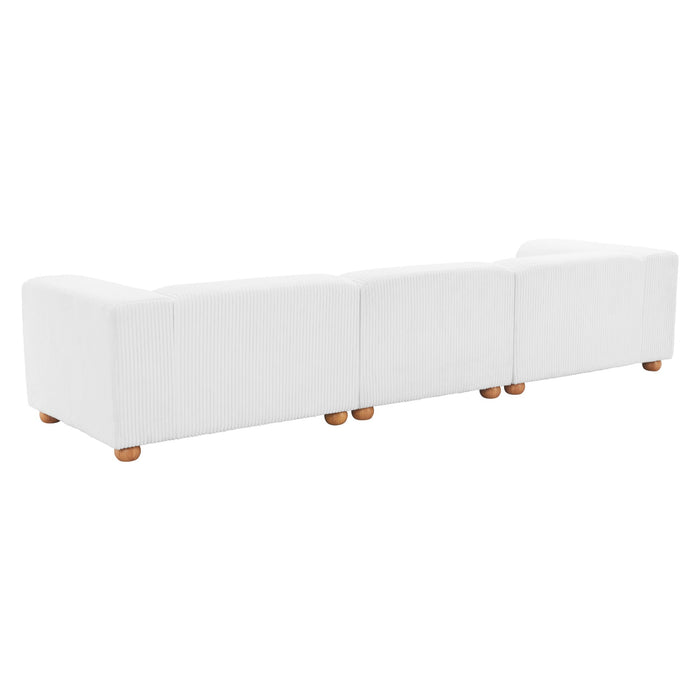 Zuo Modern Tayte White Sofa