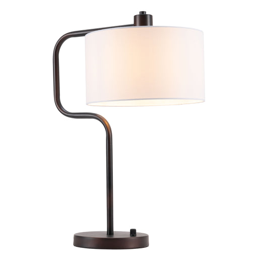 Zuo Middlemist White Electroplated Steel Modern Design Table Lamp