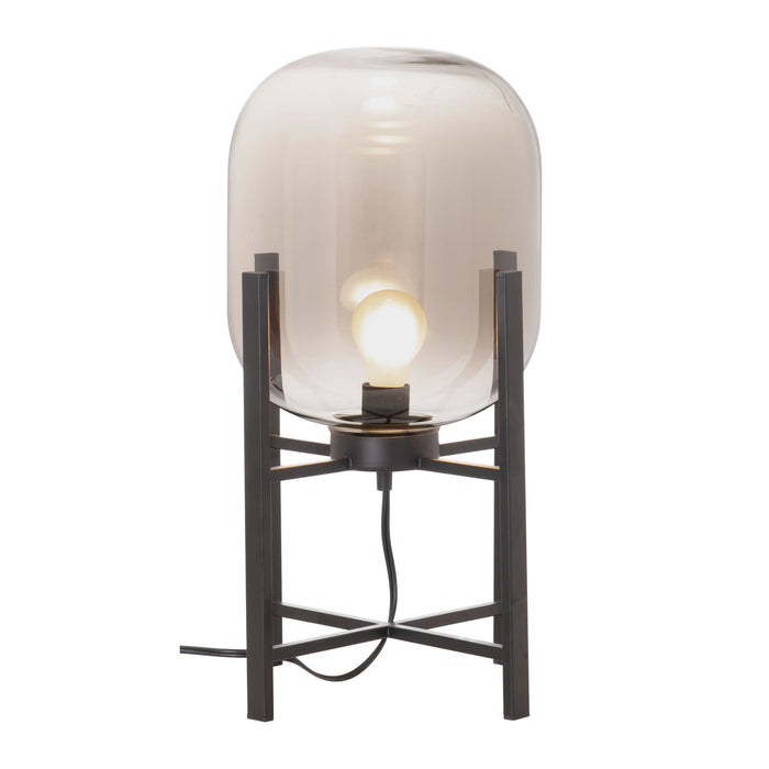 Zuo Wonderwall Modern Design with Tinted Glass Black Table Lamp