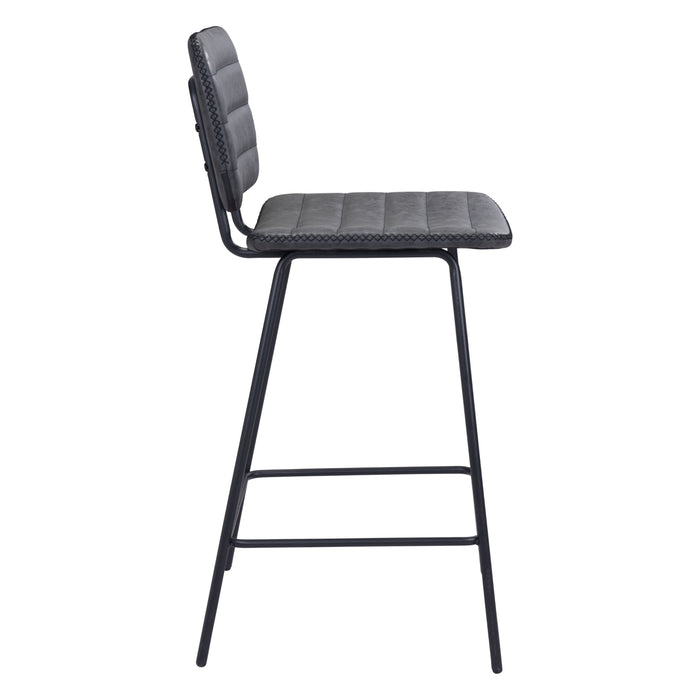 Zuo Boston Black Counter Stool