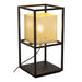 Zuo Yves Modern Design with Perforated Shade Gold & Black Table Lamp