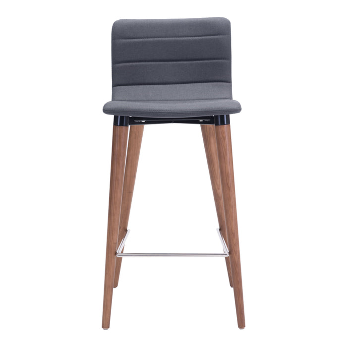 Zuo Jericho Gray Counter Stool