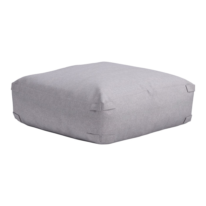 Zuo Luanda Modern and Versatile Gray Outdoor Ottoman