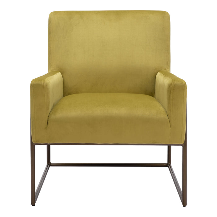 Zuo Modern New York Yellow Accent Chair