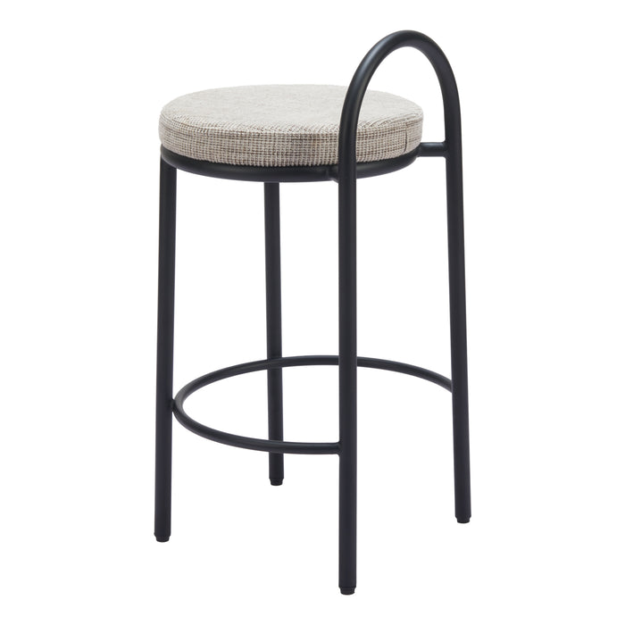 Zuo Sisal Cream Counter Stool