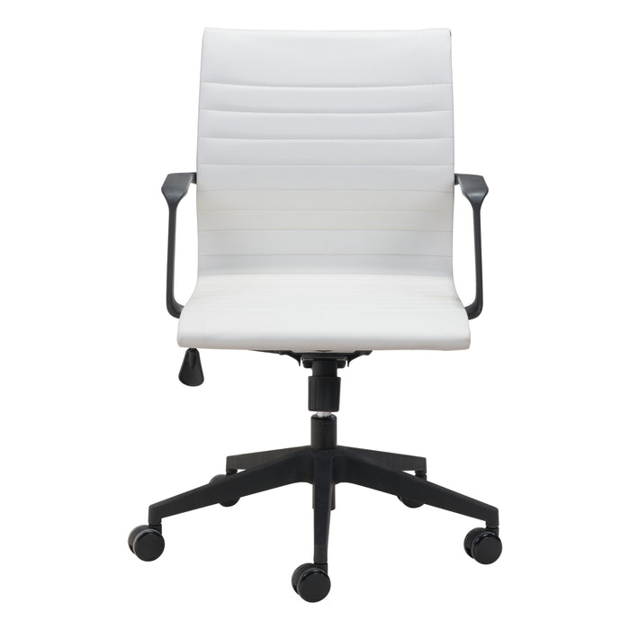 Zuo Stacy White Office Chair