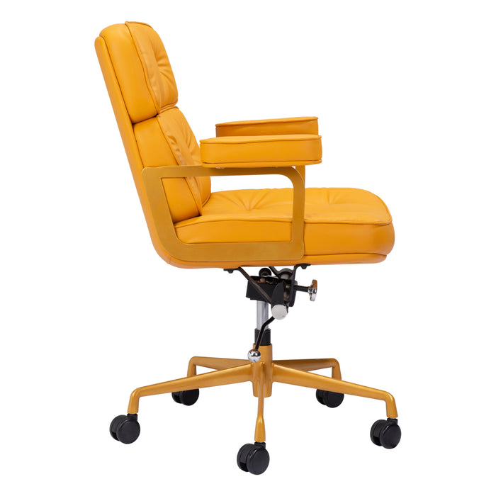 Zuo Smiths Office Chair Yellow