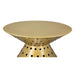 Zuo Electron Round Gold Coffee Table