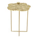 Zuo Lotus Gold Side Table