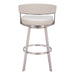 Zuo Bantry Swivel Barstool White