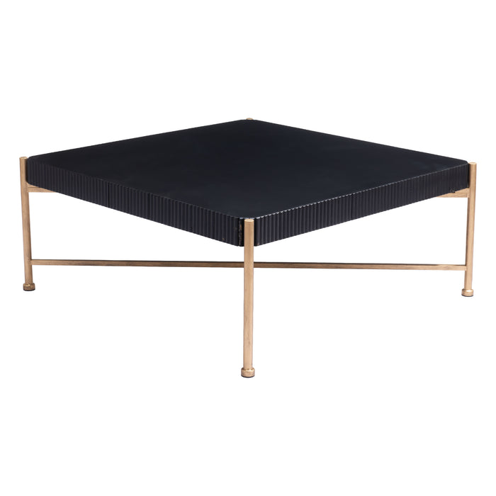 Zuo Nazaire Black Square Coffee Table