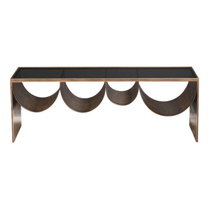 Zuo Reed Brown Rectangular Coffee Table